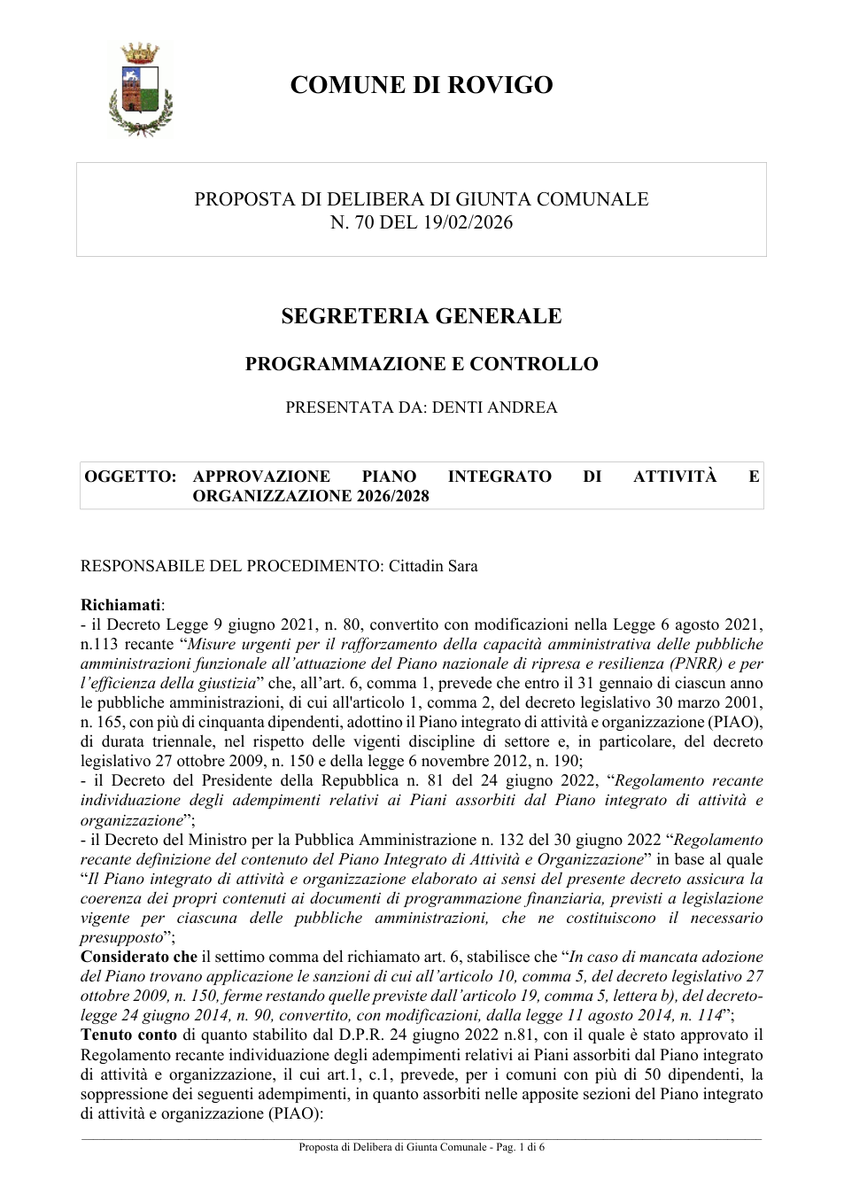 Pagina 1 del documento