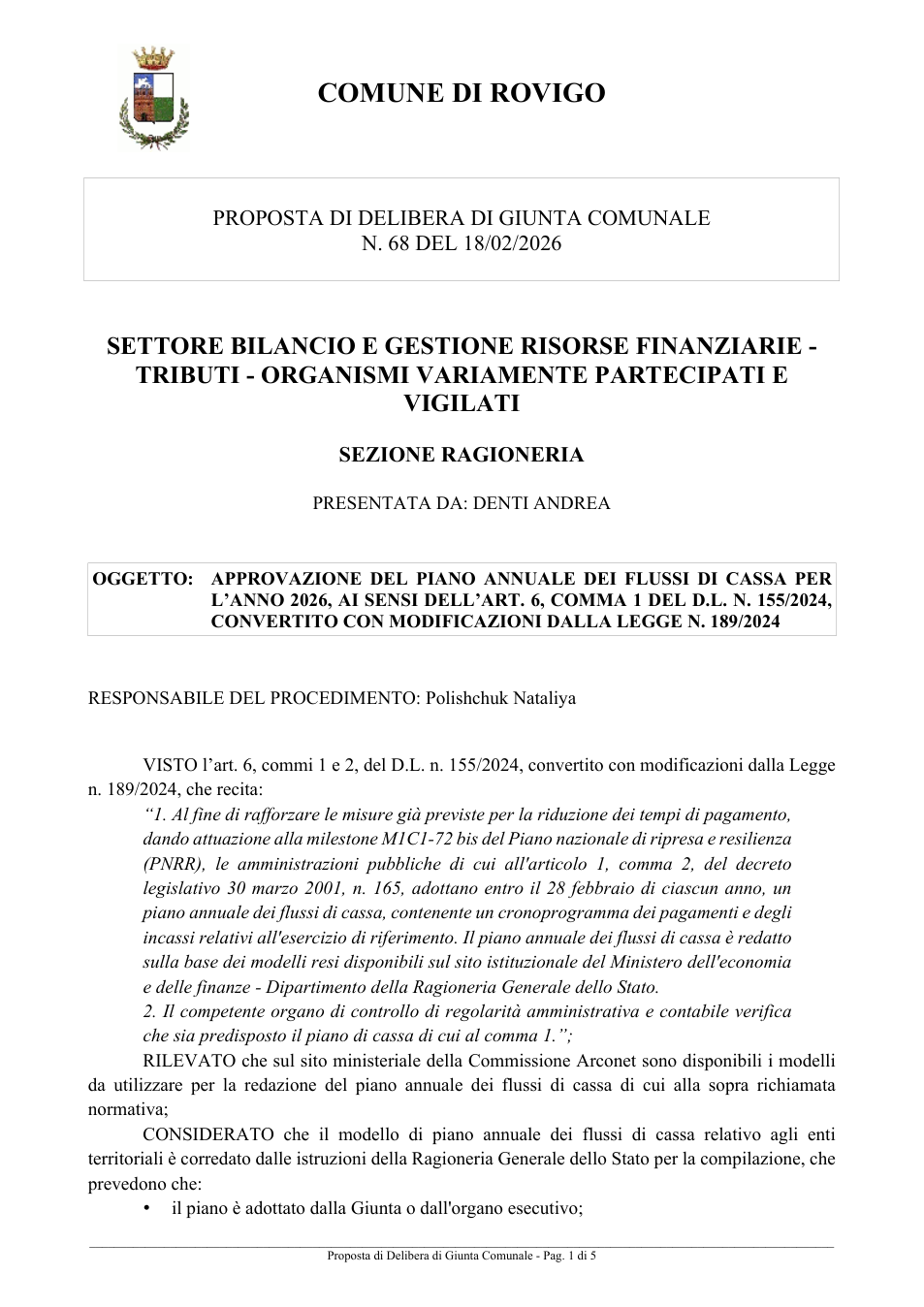 Pagina 1 del documento