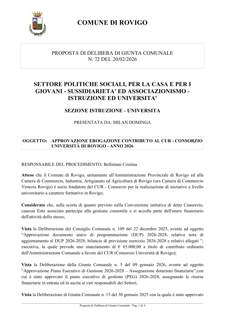 Pagina 1 del documento