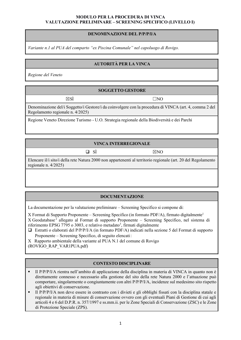 Pagina 1 del documento