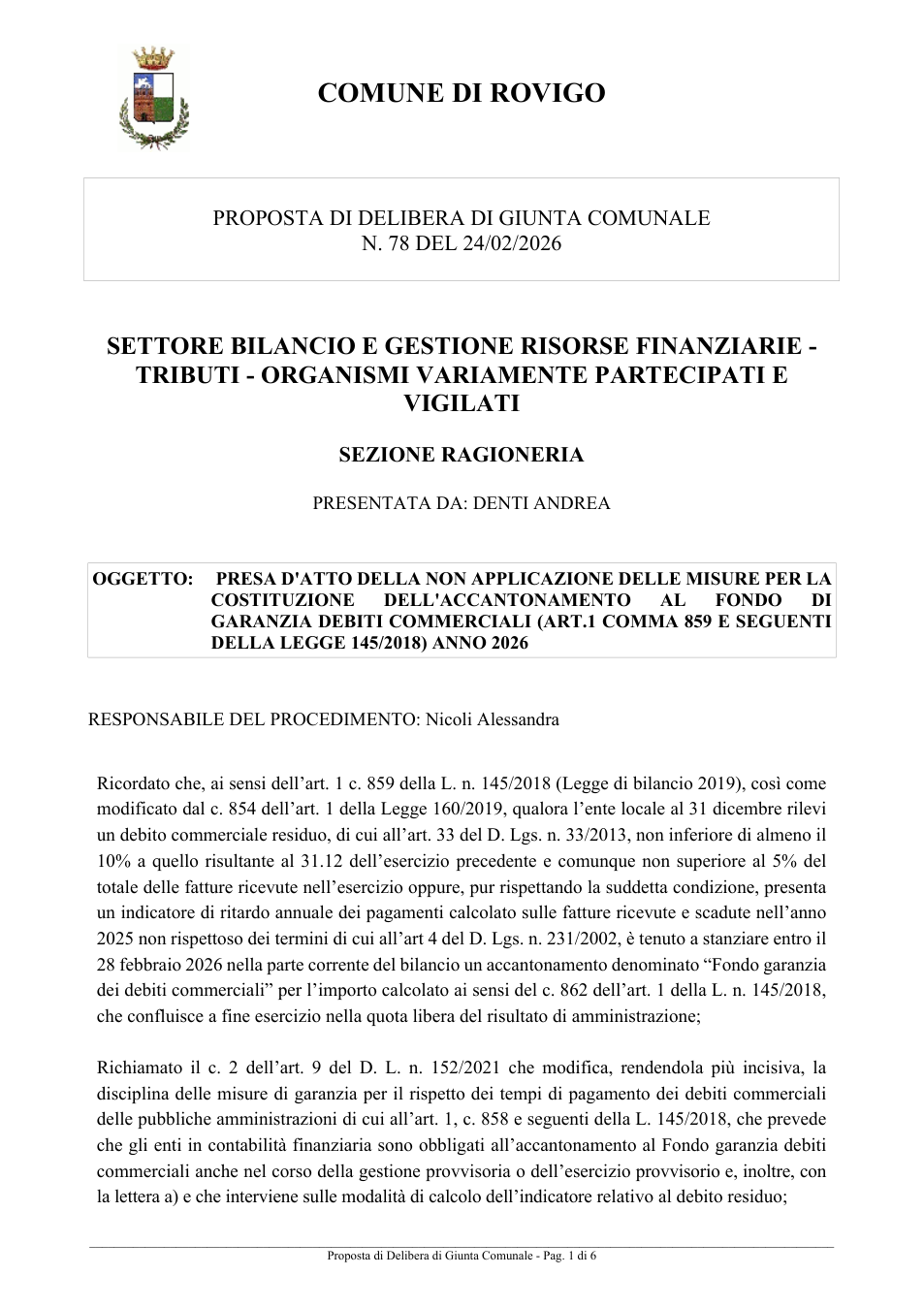 Pagina 1 del documento