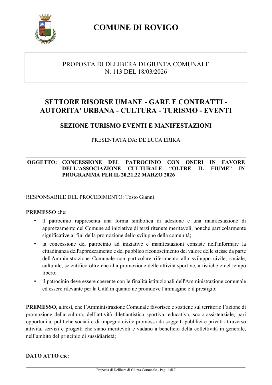 Pagina 1 del documento