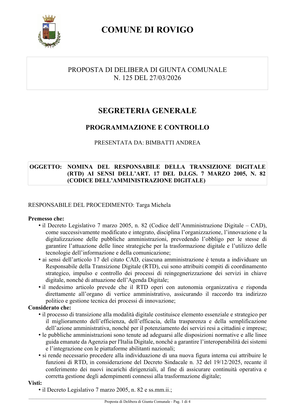 Pagina 1 del documento