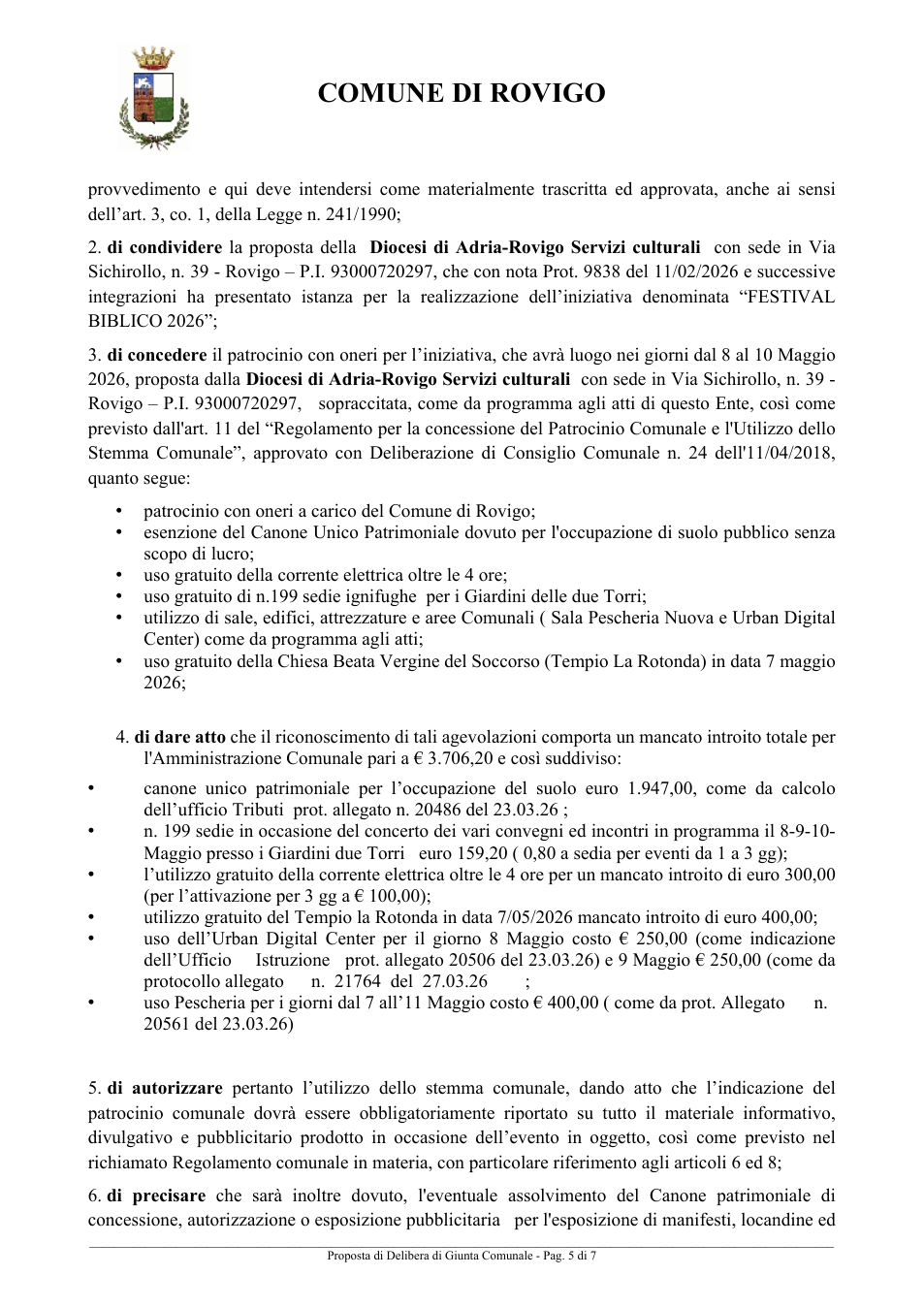 Pagina 5 del documento