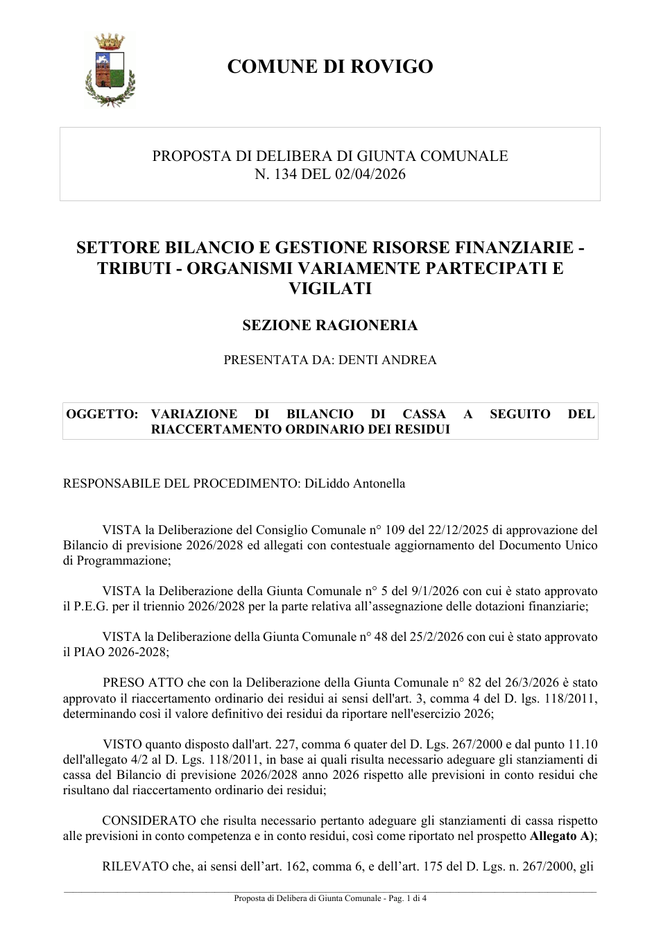 Pagina 1 del documento