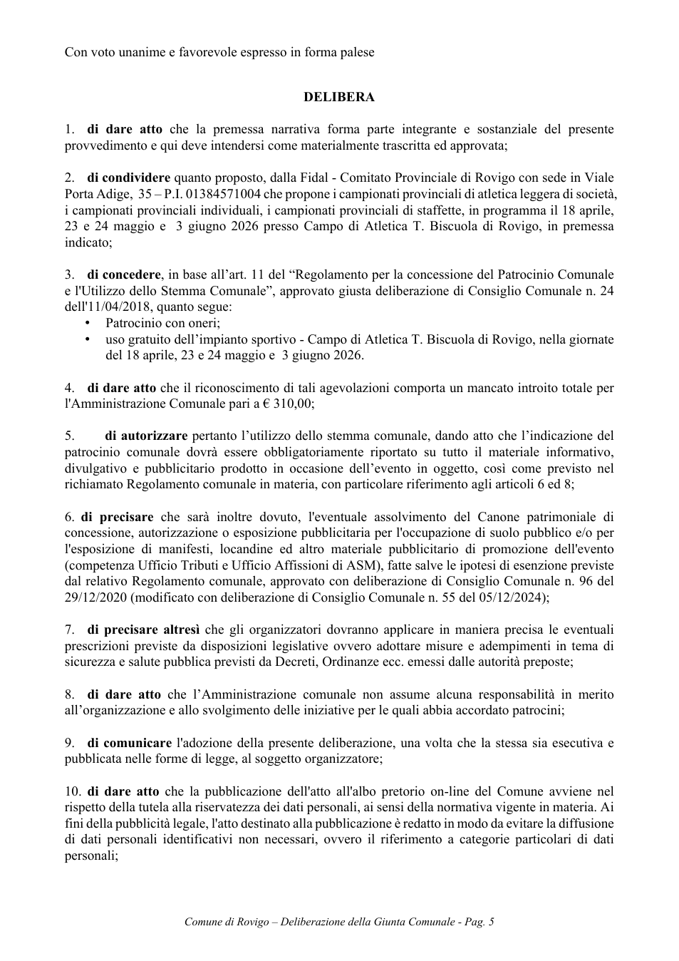 Pagina 5 del documento