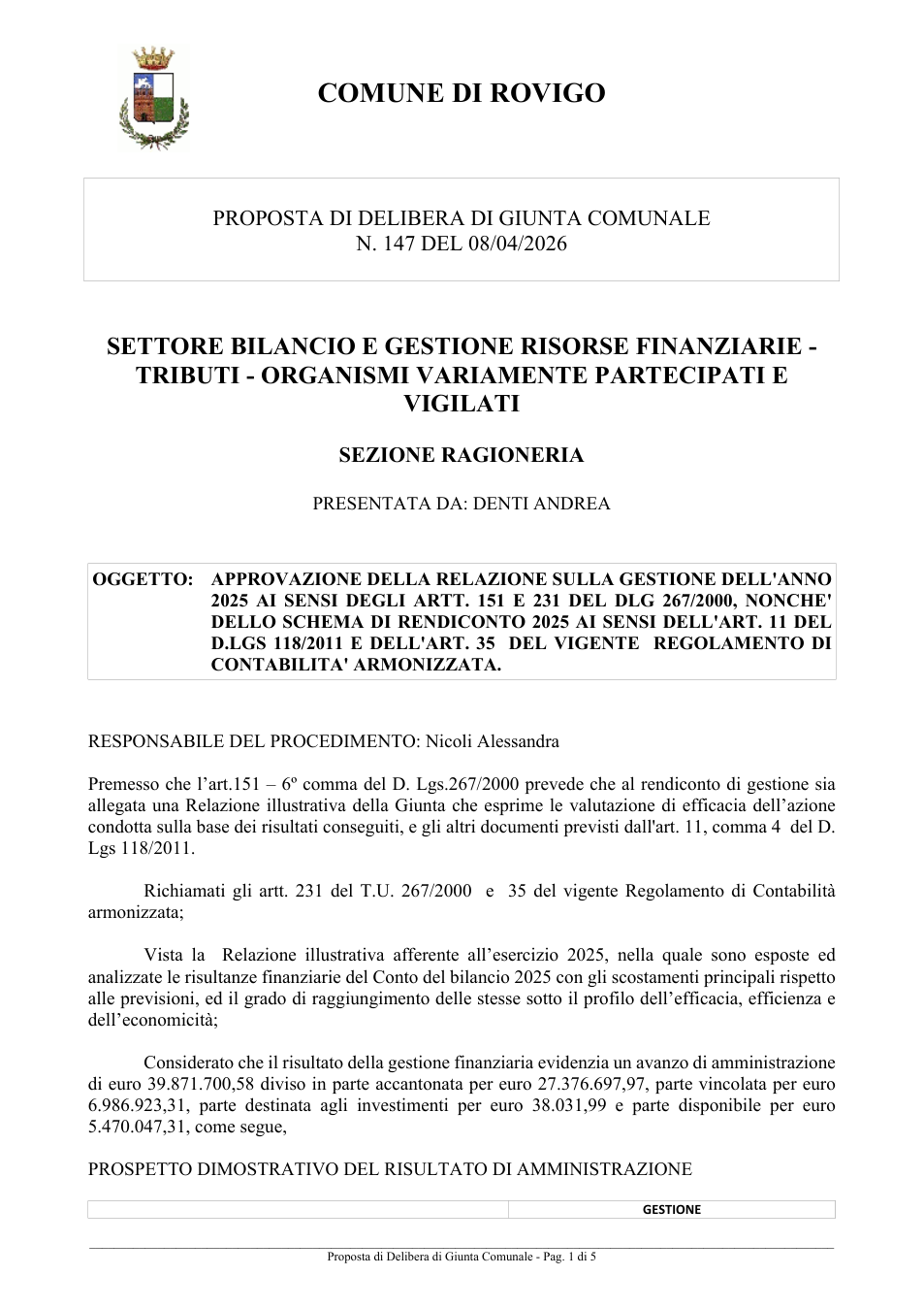 Pagina 1 del documento