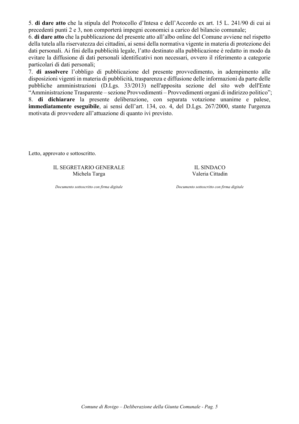 Pagina 5 del documento