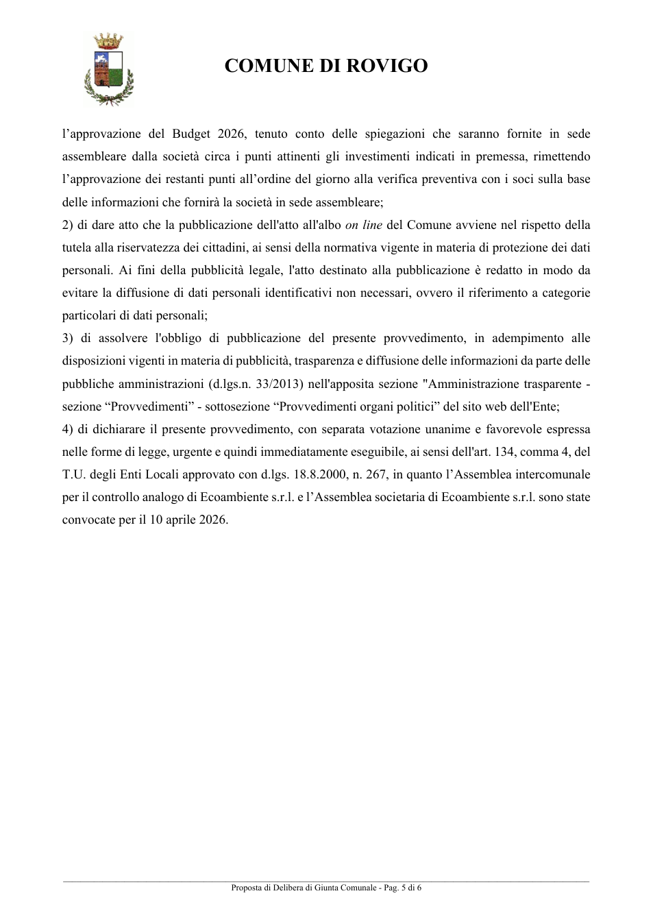Pagina 5 del documento