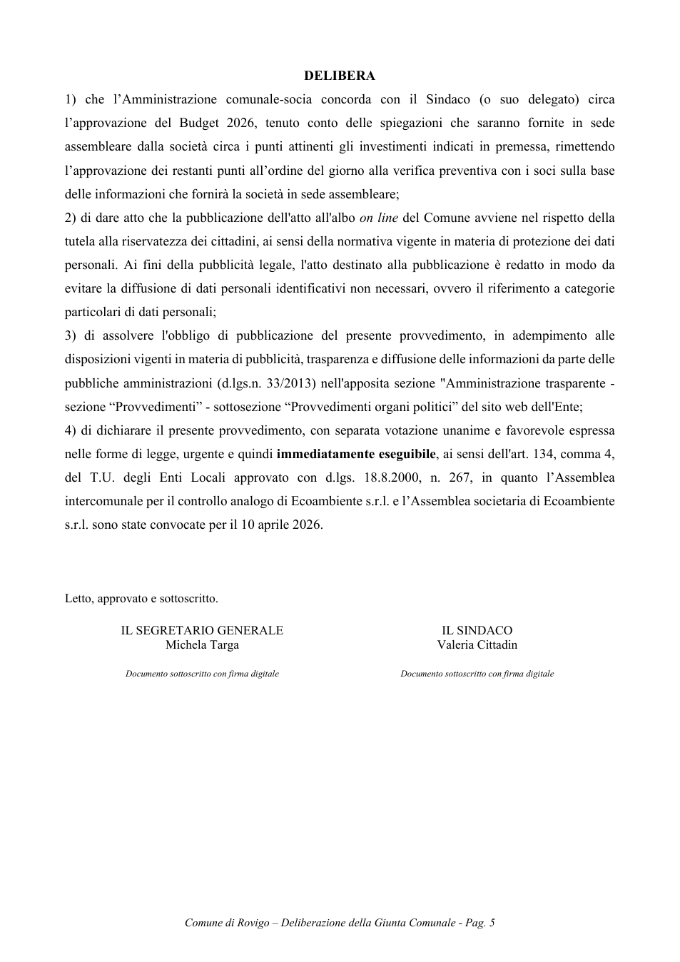 Pagina 5 del documento