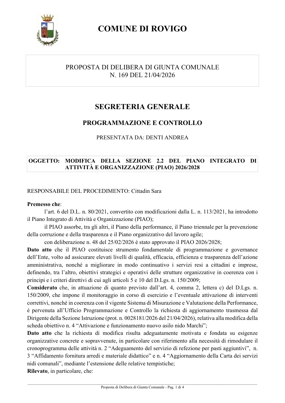 Pagina 1 del documento