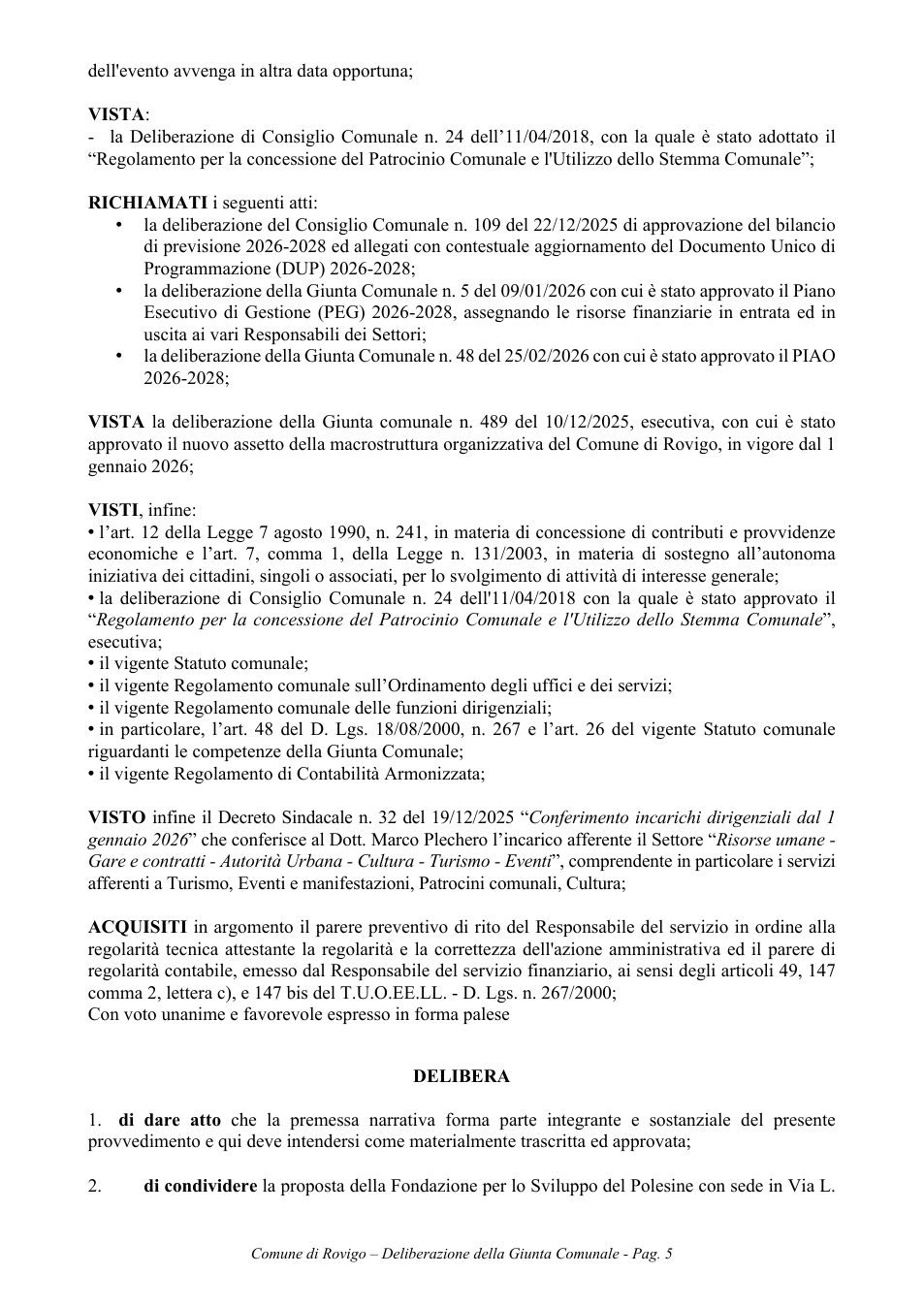 Pagina 5 del documento
