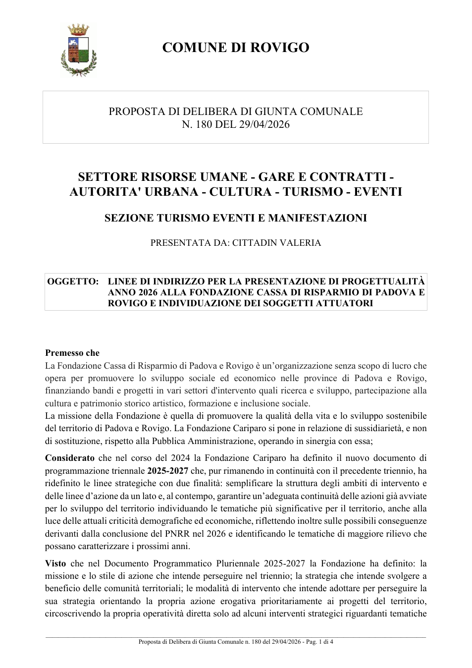 Pagina 1 del documento