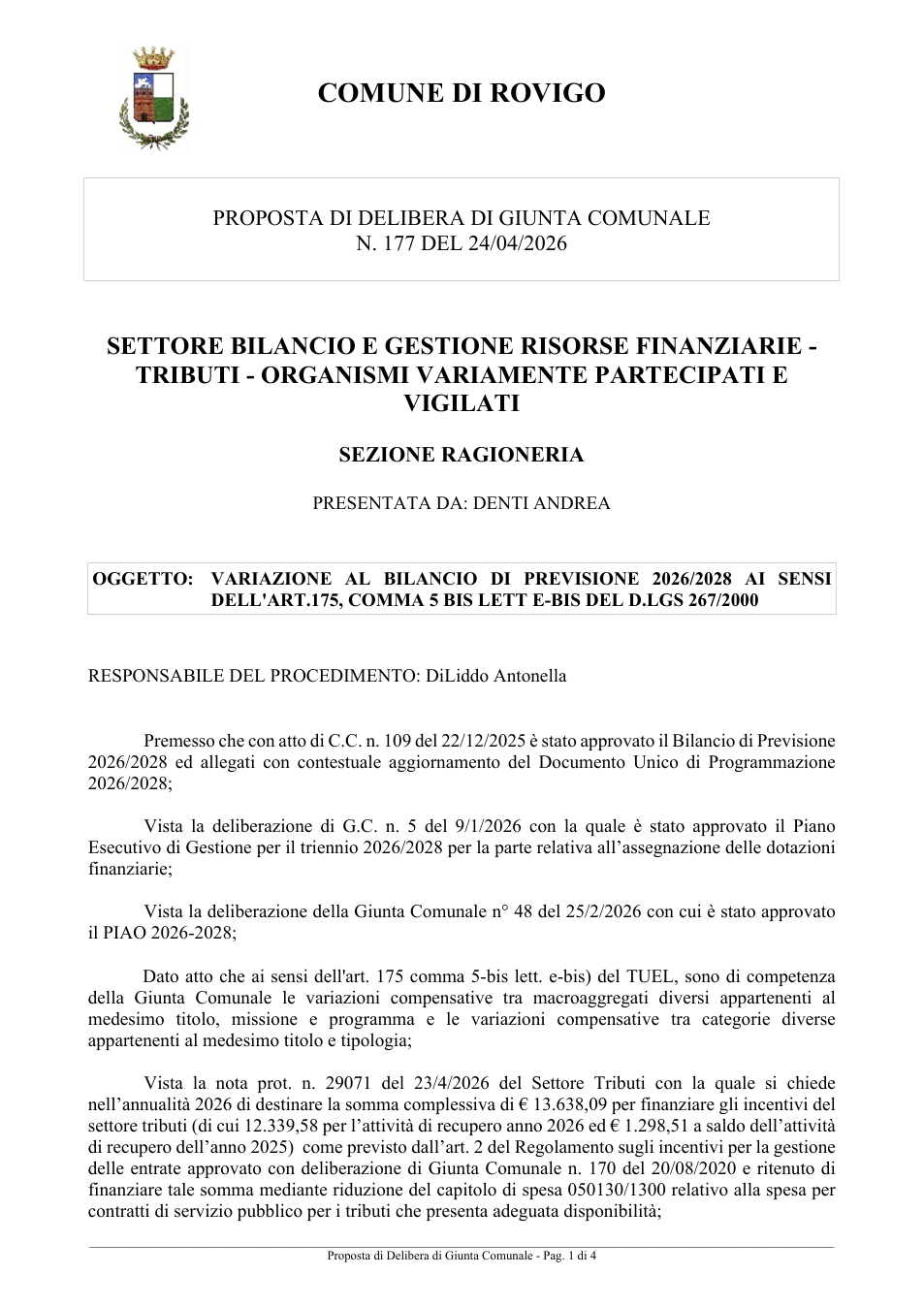 Pagina 1 del documento