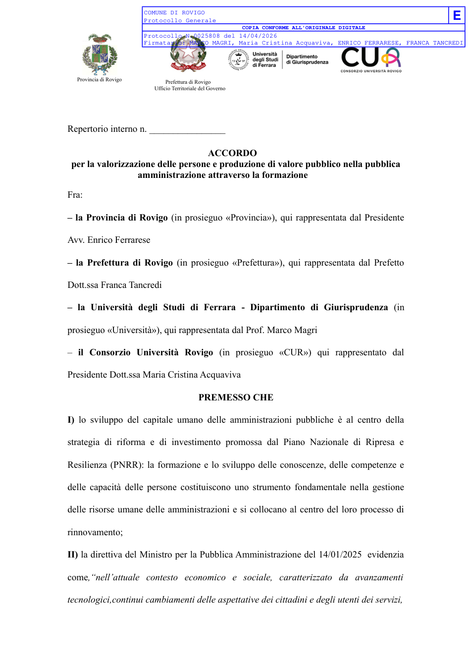Pagina 1 del documento