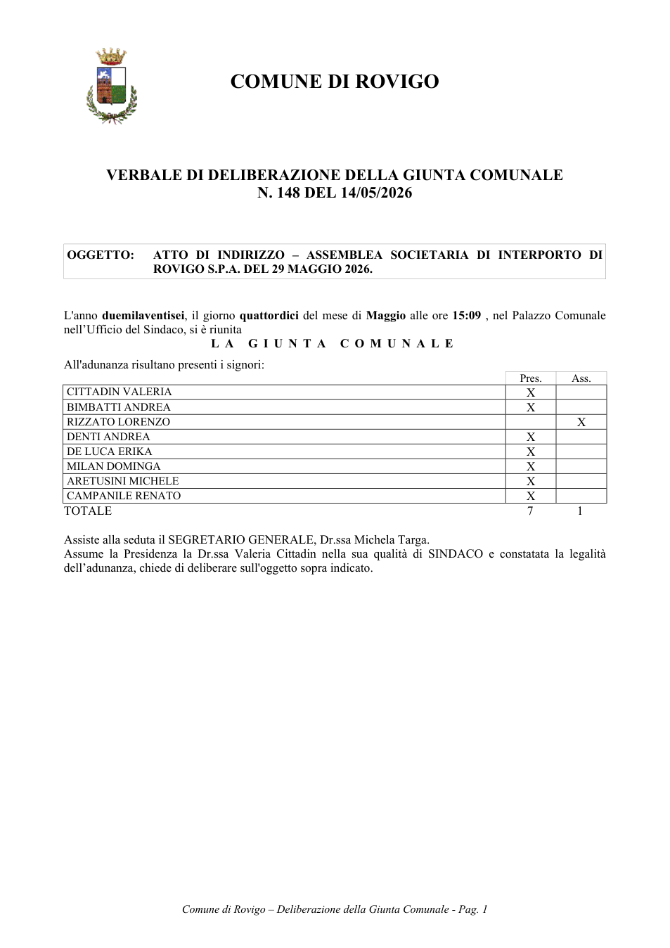 Pagina 1 del documento