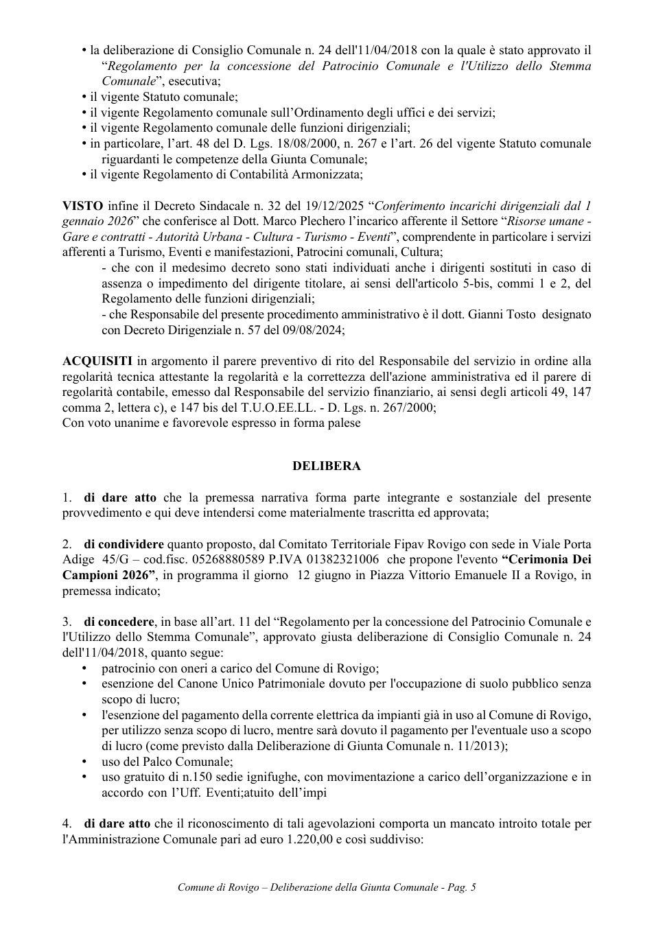 Pagina 5 del documento