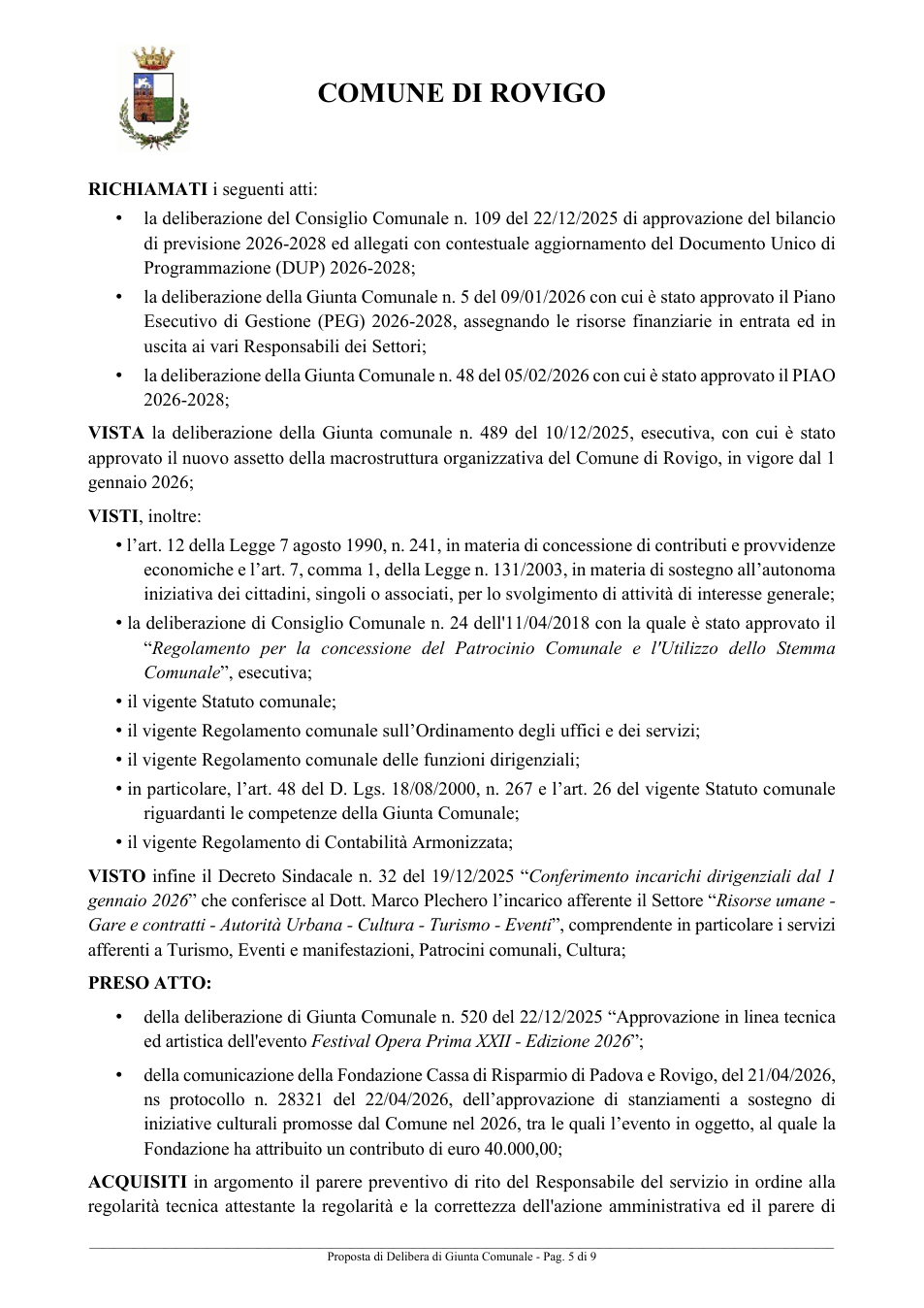 Pagina 5 del documento