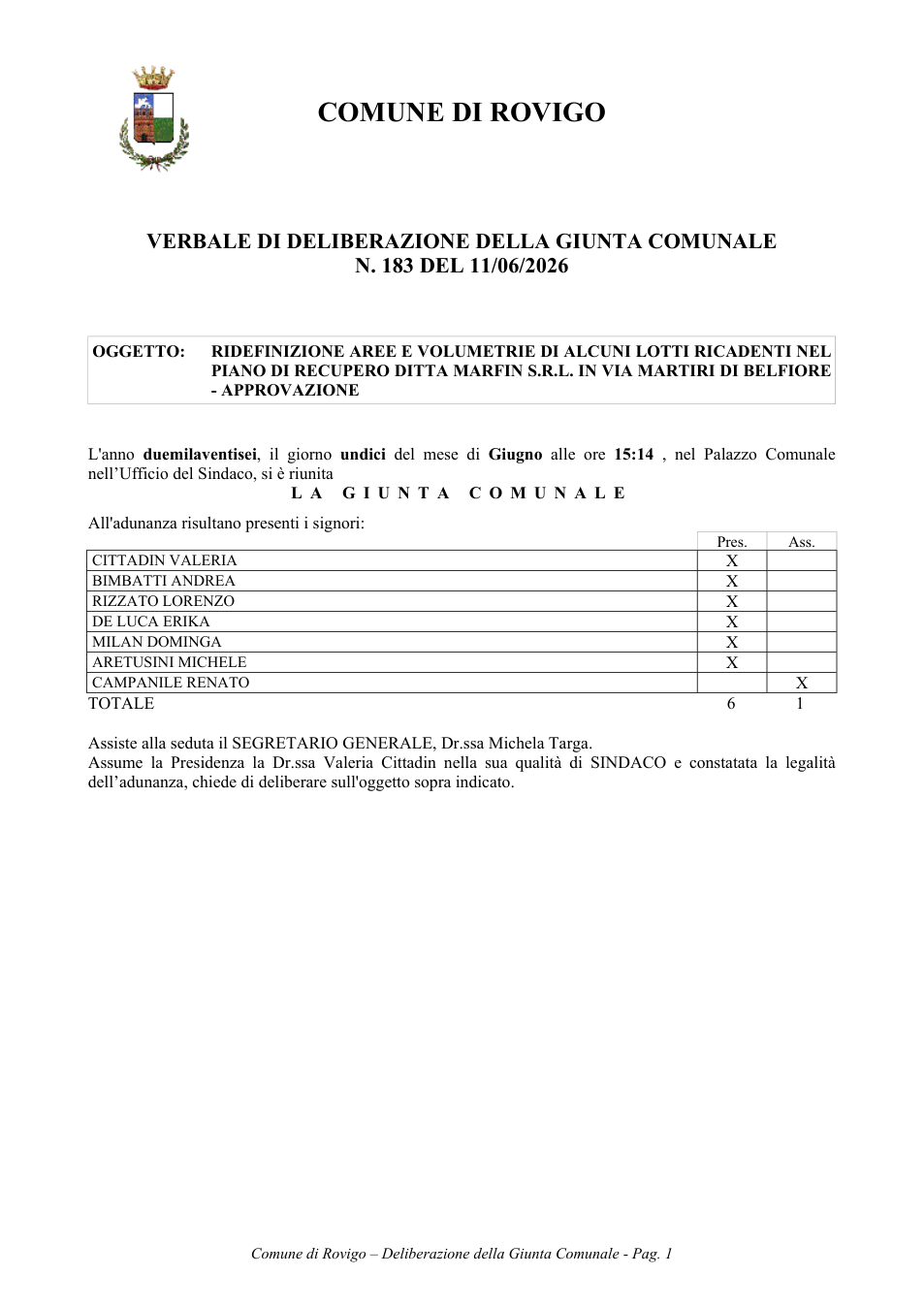 Pagina 1 del documento