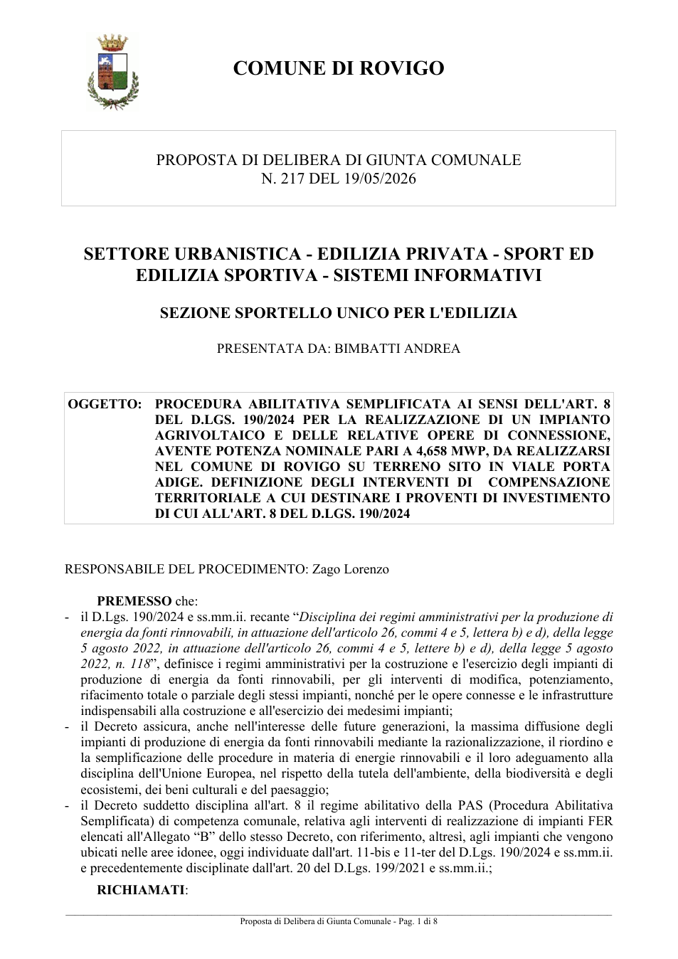 Pagina 1 del documento