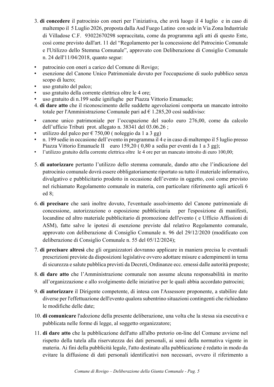 Pagina 5 del documento