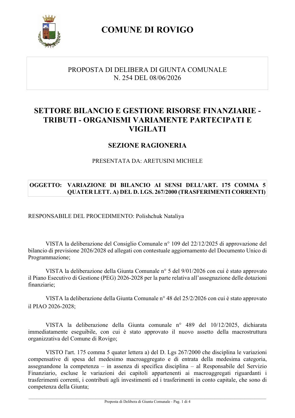 Pagina 1 del documento