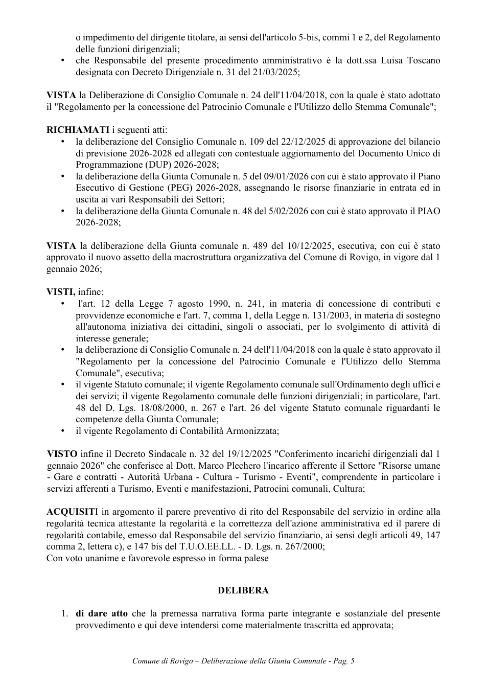 Pagina 5 del documento