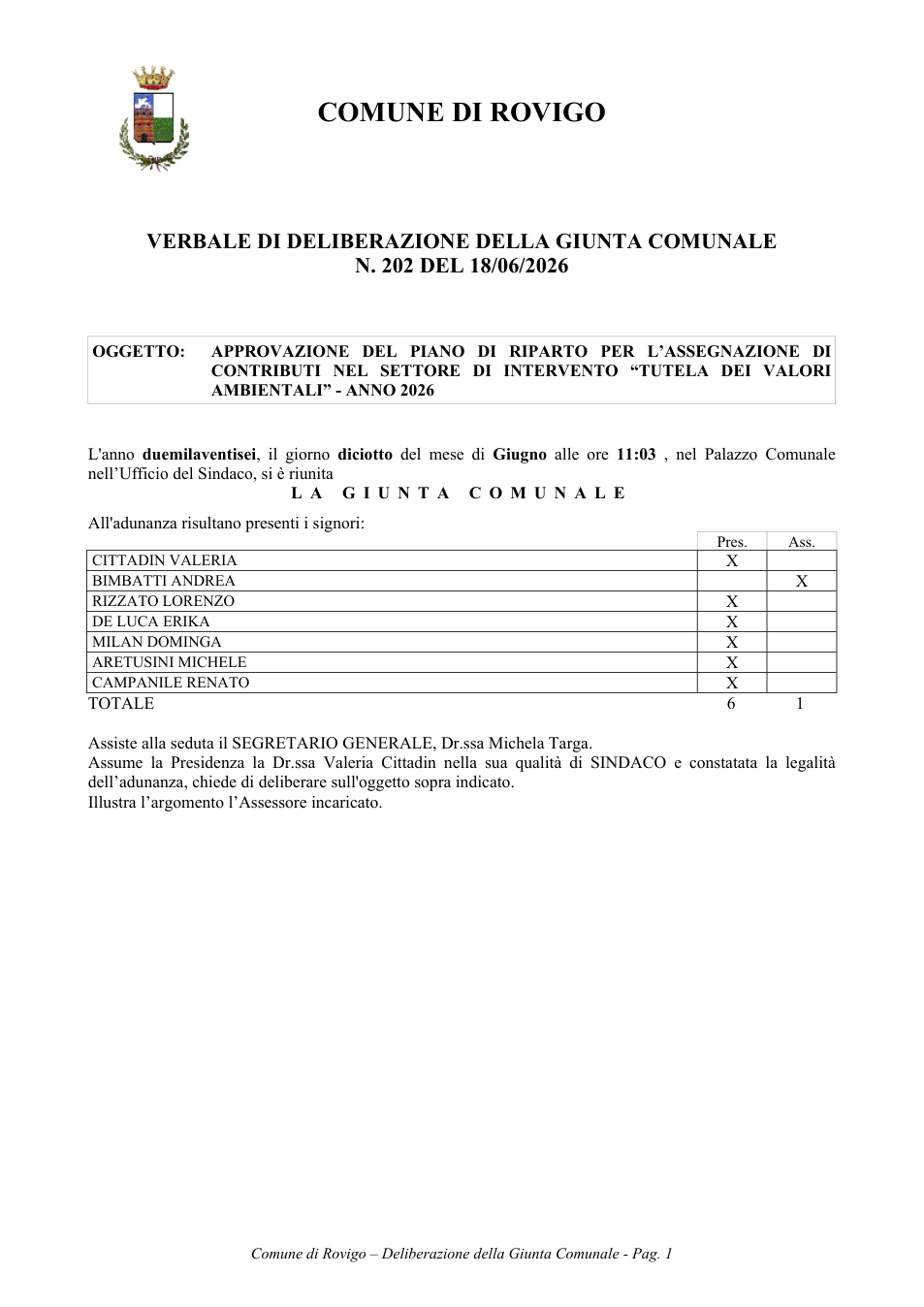 Pagina 1 del documento