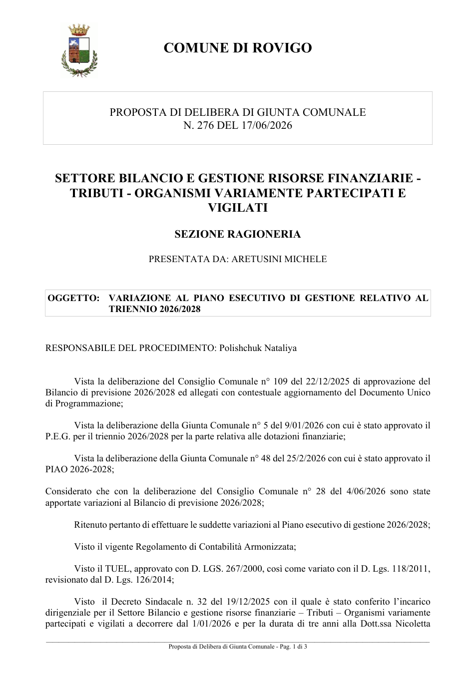 Pagina 1 del documento