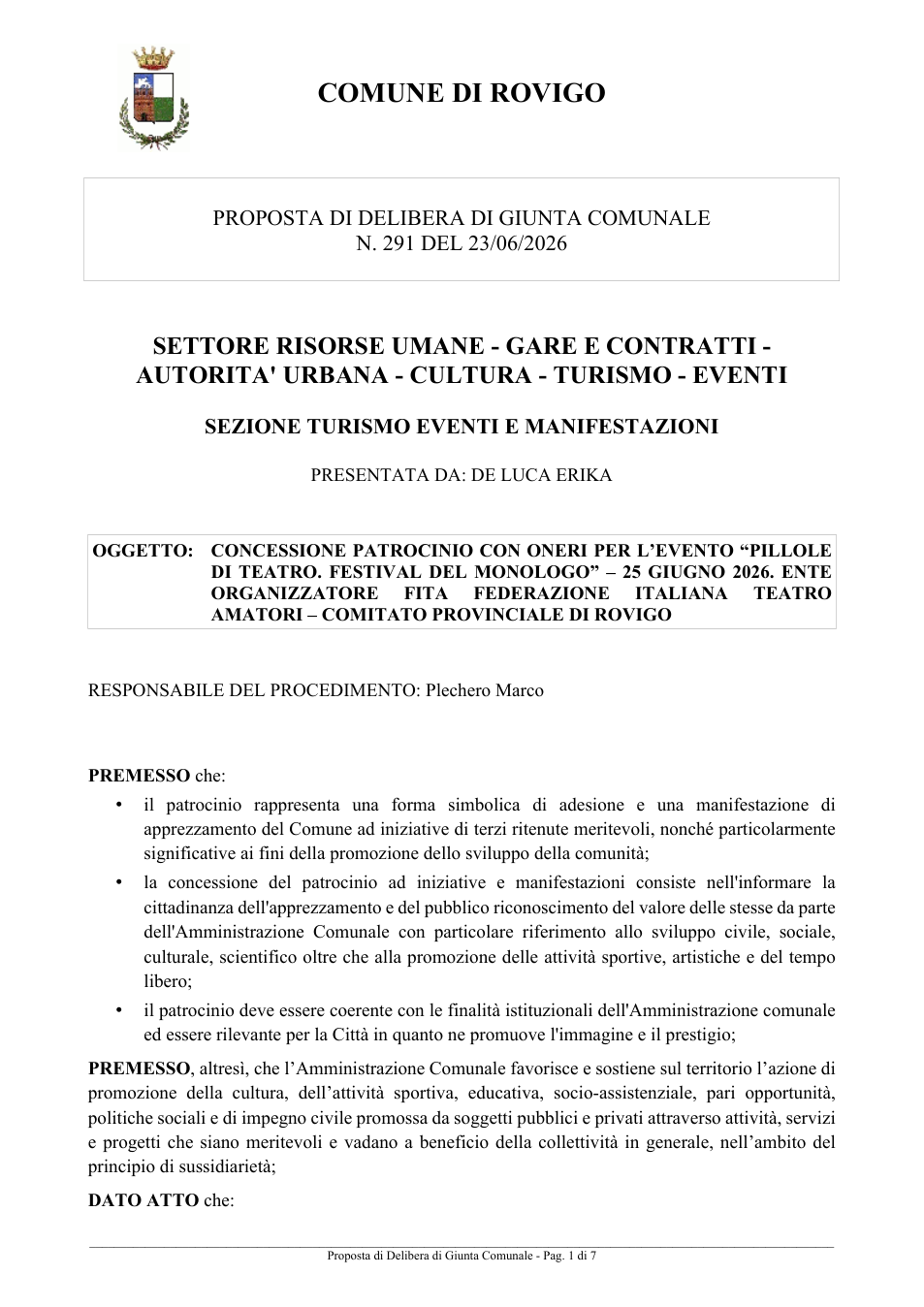 Pagina 1 del documento