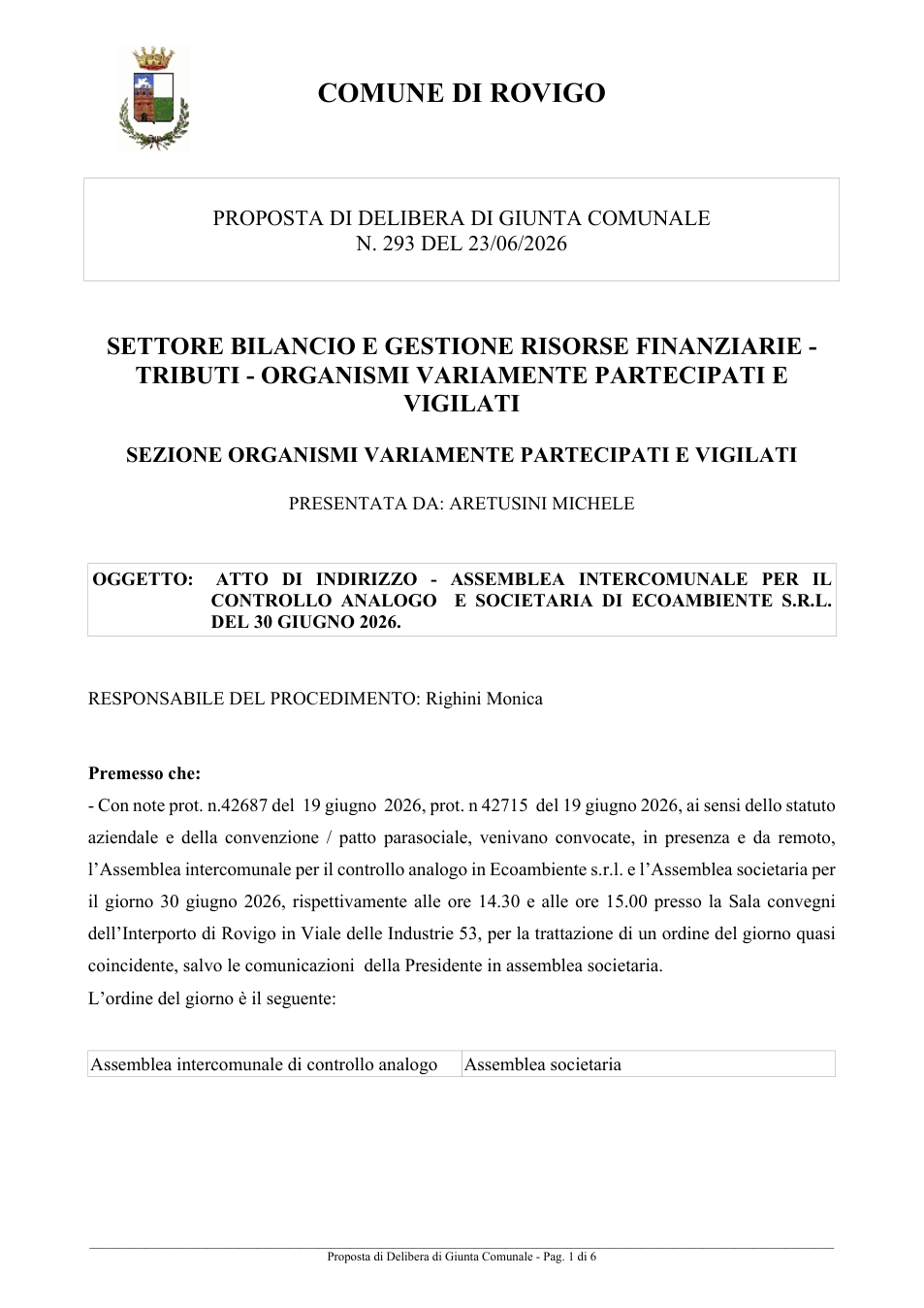 Pagina 1 del documento