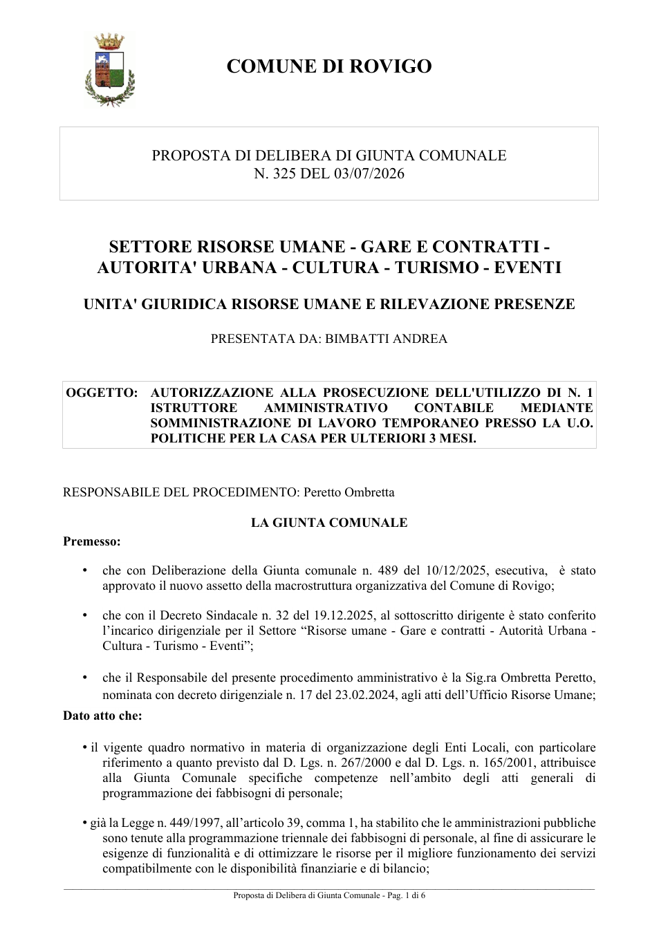 Pagina 1 del documento
