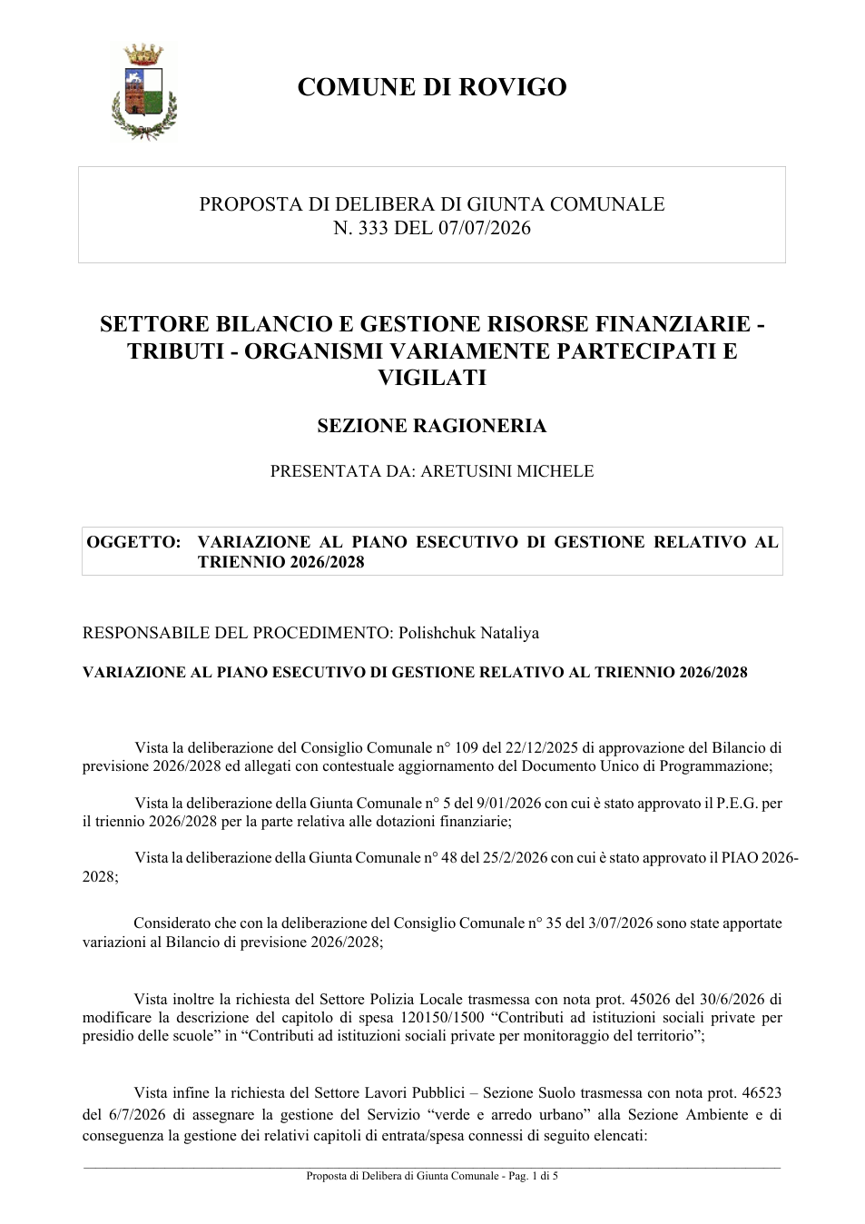 Pagina 1 del documento