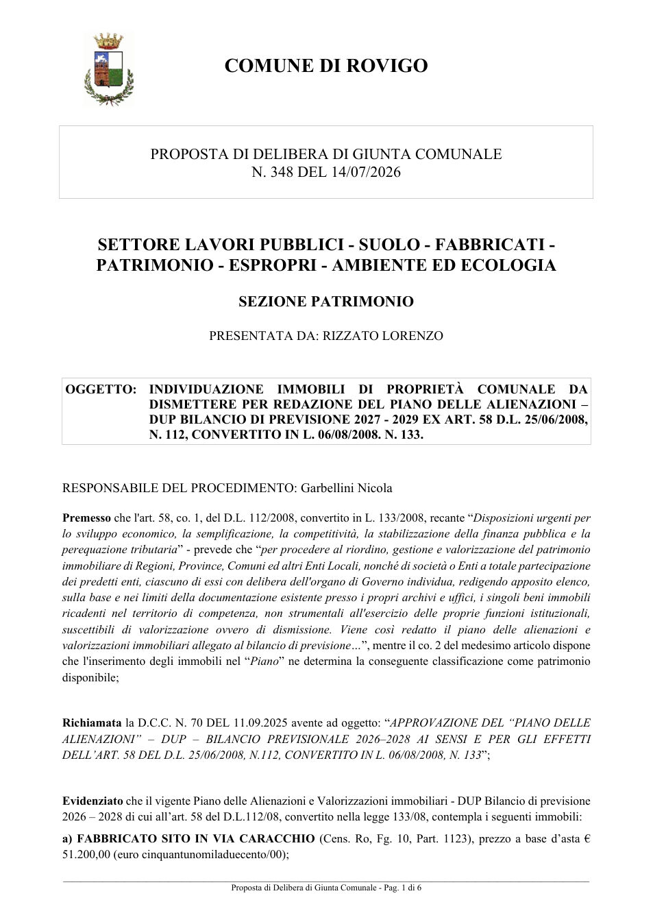 Pagina 1 del documento