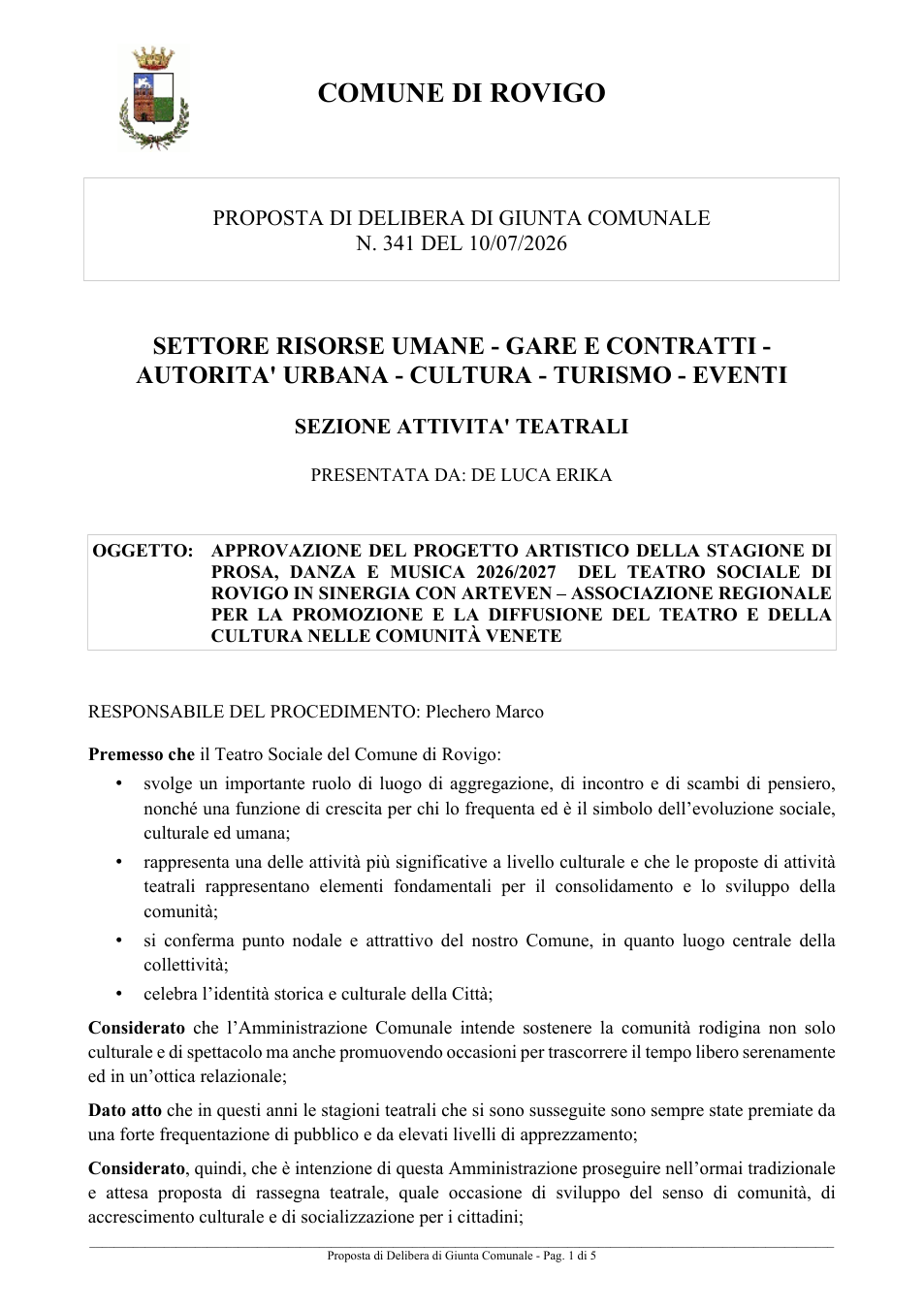 Pagina 1 del documento