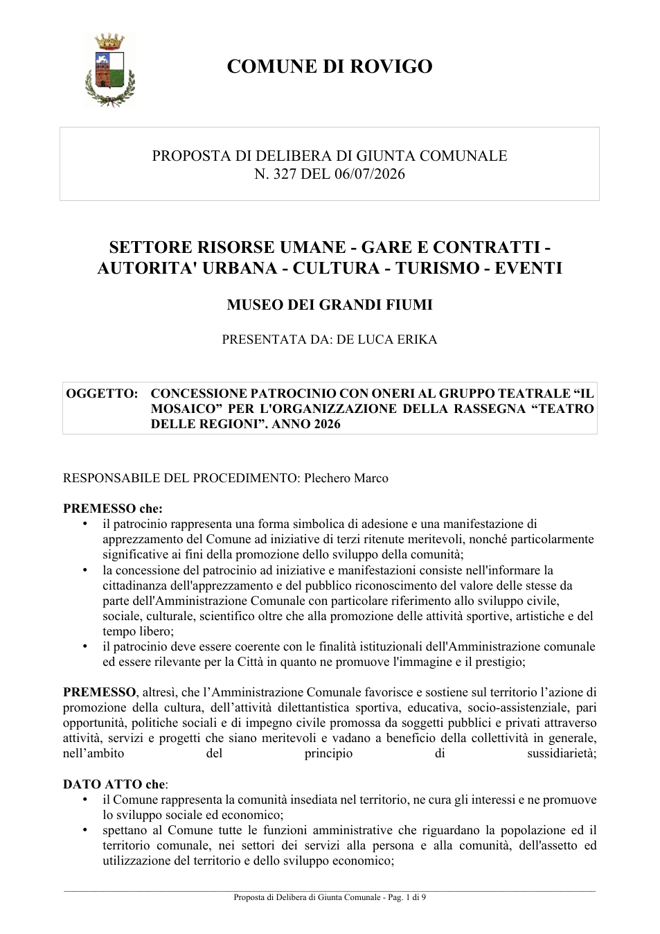 Pagina 1 del documento