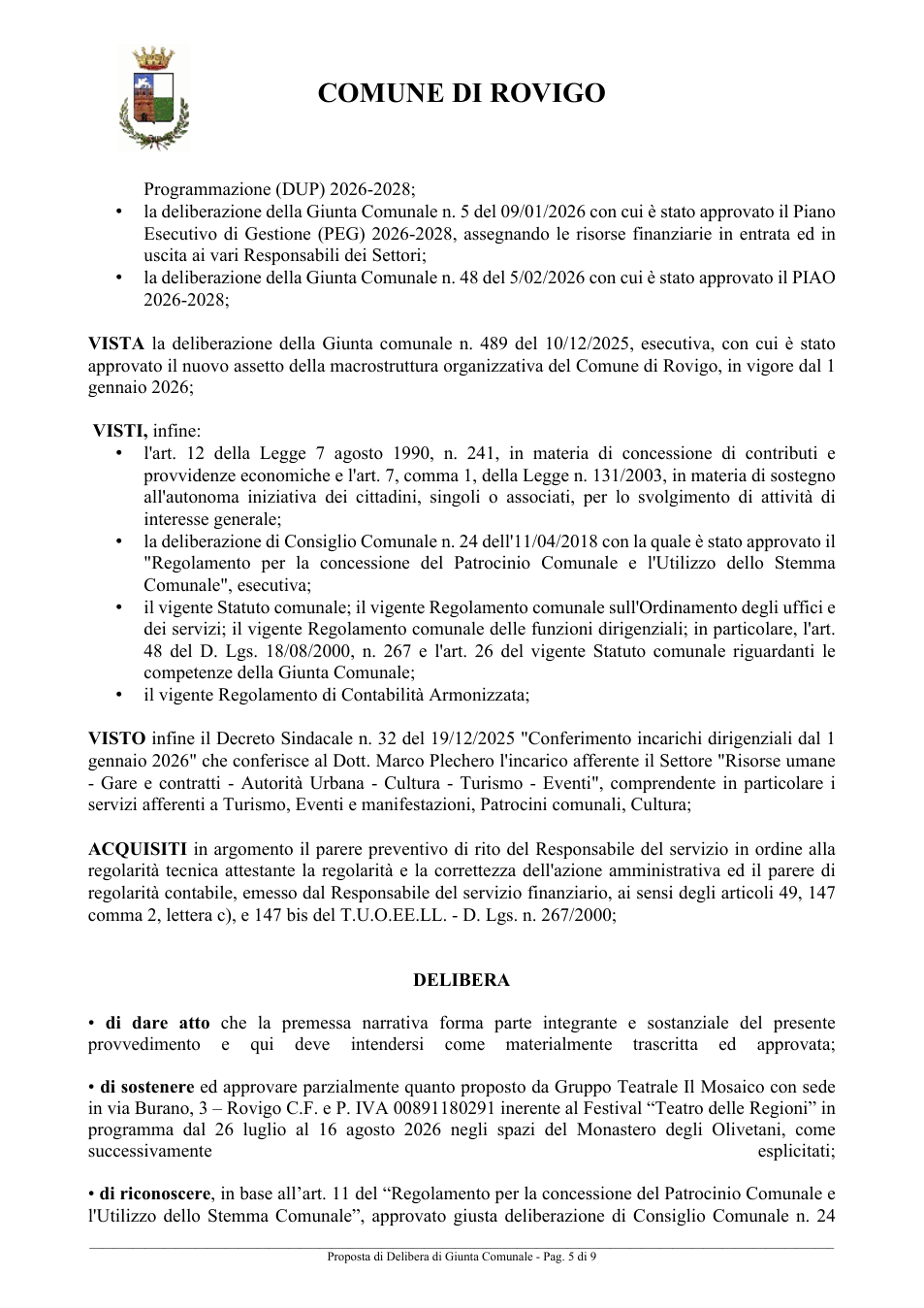 Pagina 5 del documento