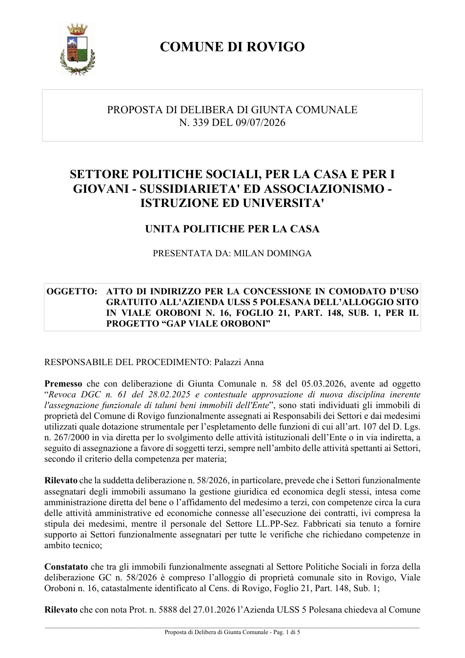 Pagina 1 del documento