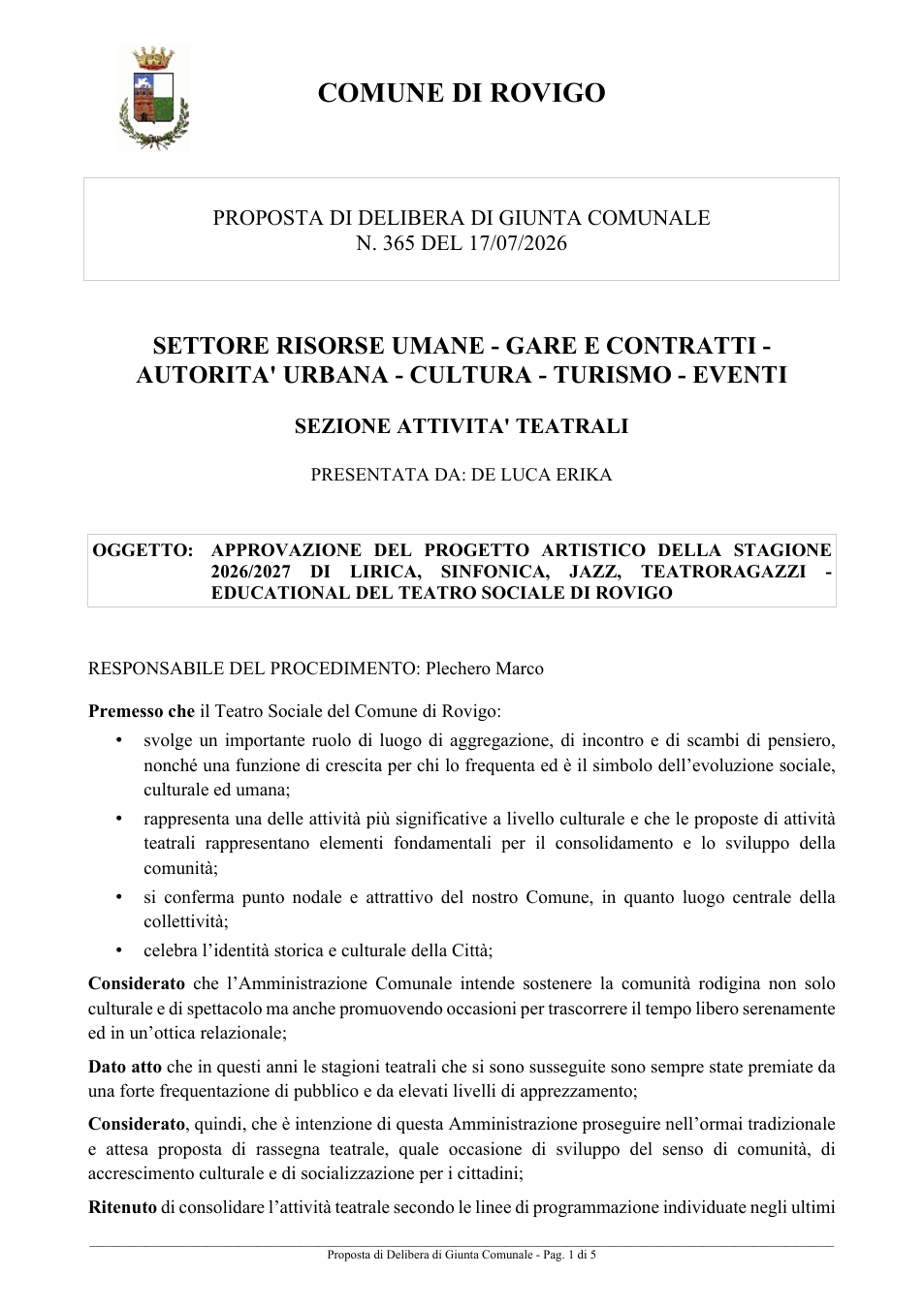 Pagina 1 del documento