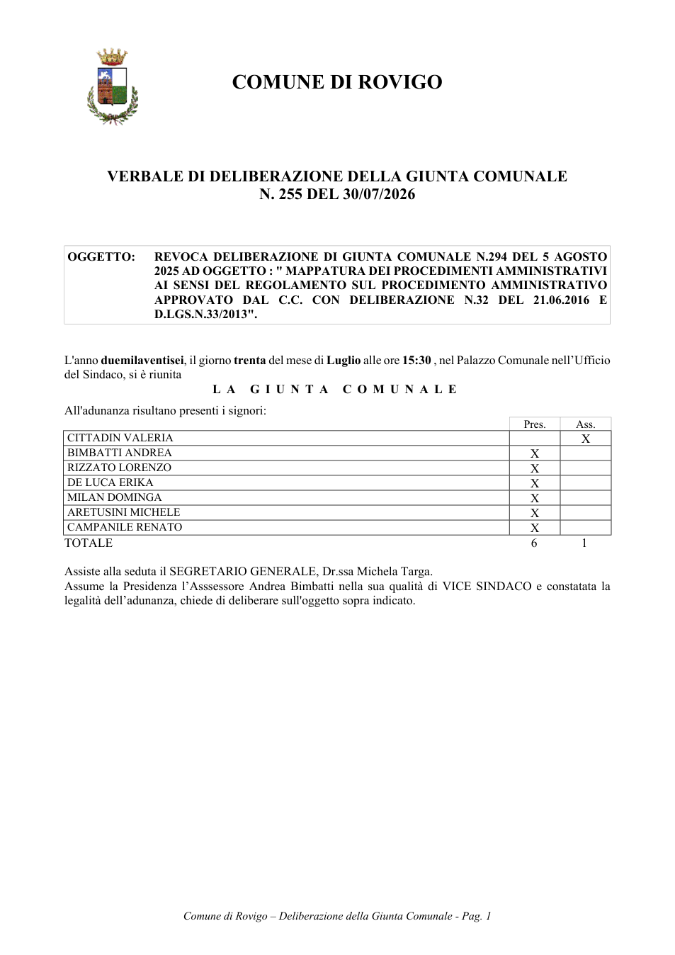 Pagina 1 del documento