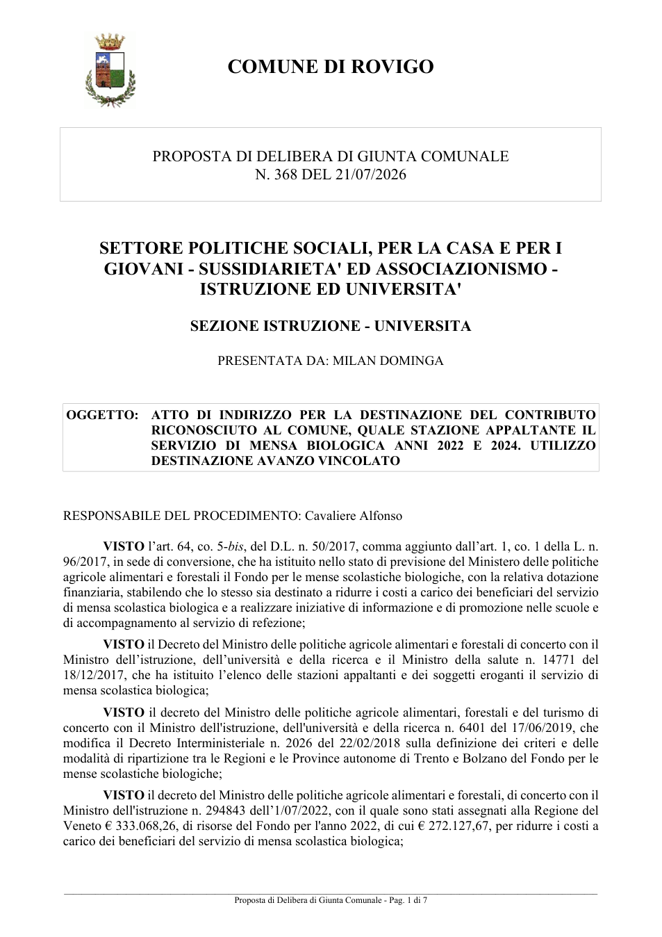 Pagina 1 del documento