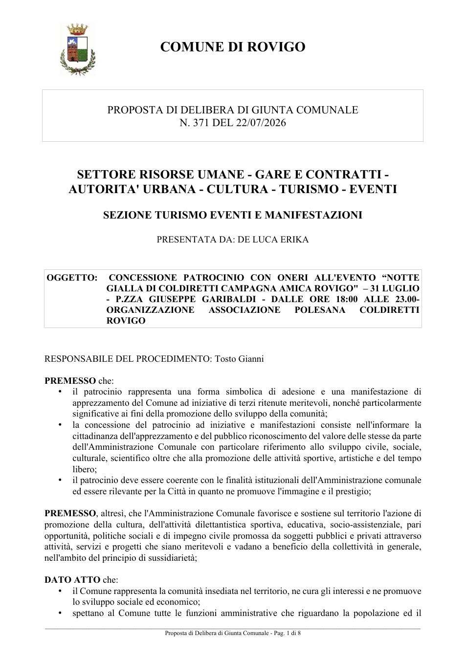 Pagina 1 del documento