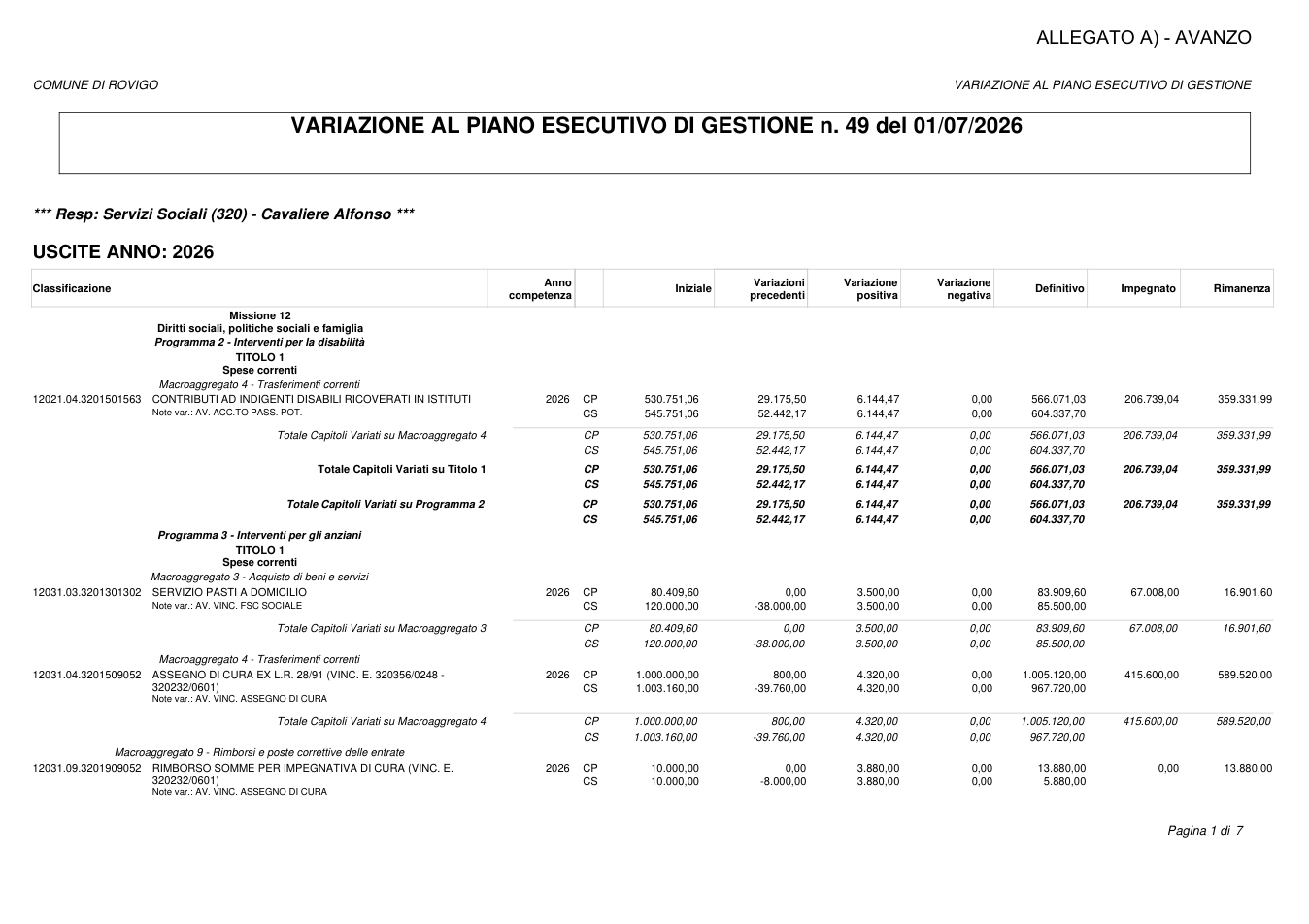 Pagina 1 del documento