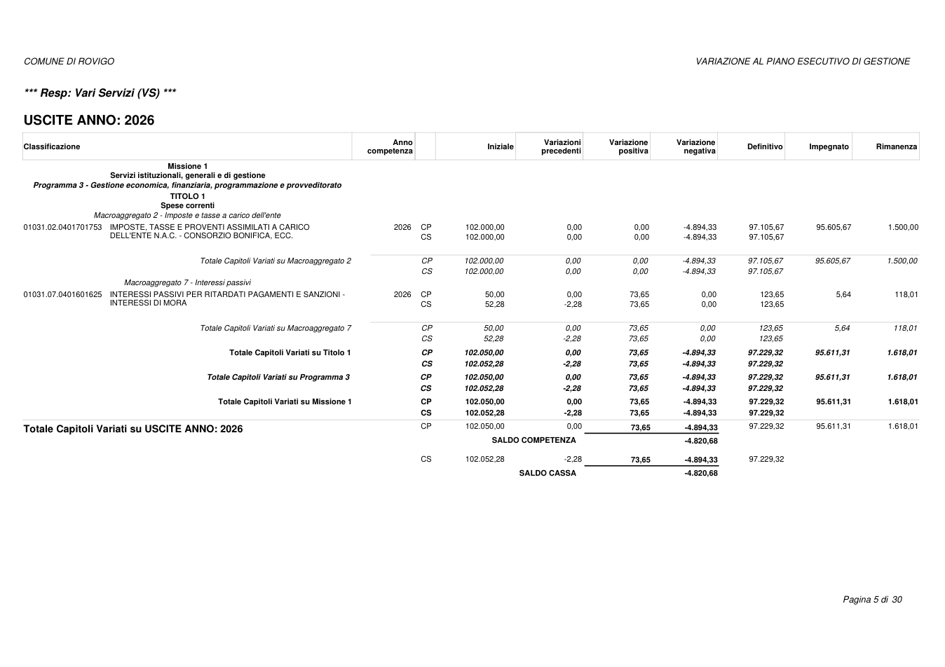 Pagina 5 del documento