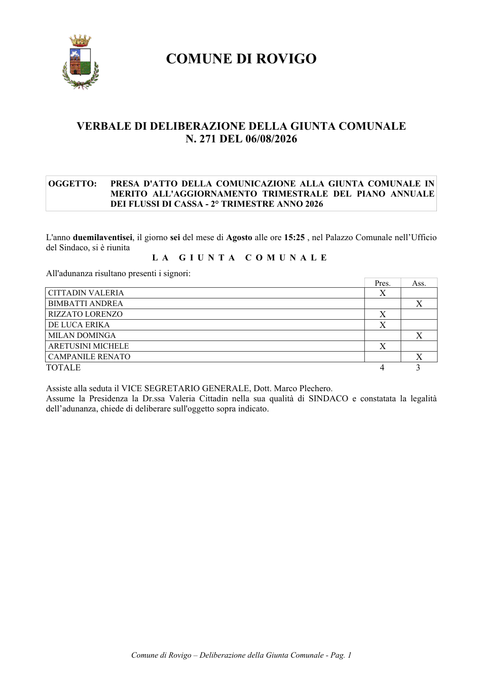 Pagina 1 del documento