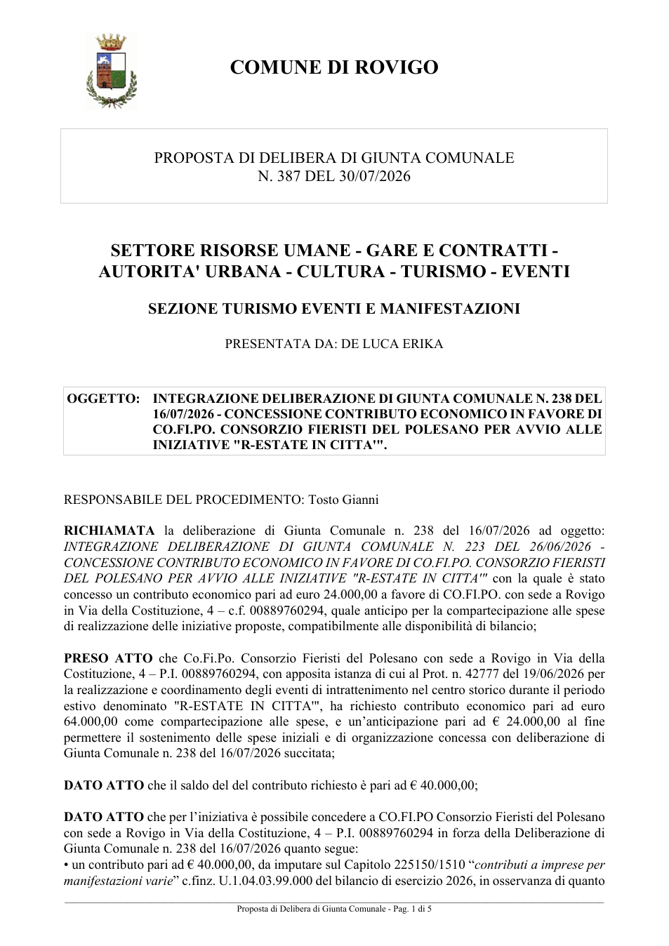 Pagina 1 del documento