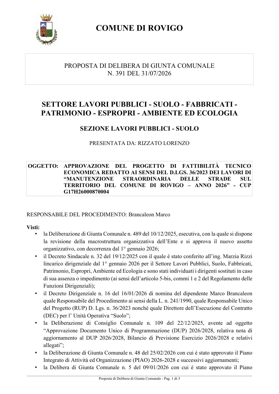 Pagina 1 del documento
