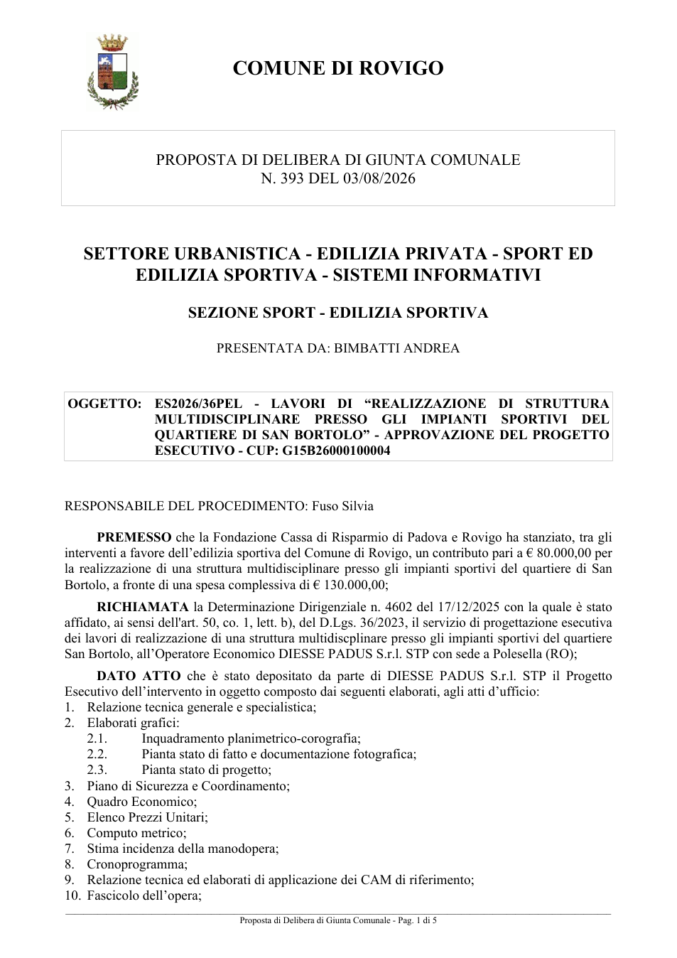 Pagina 1 del documento
