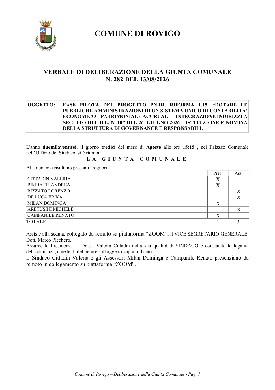Pagina 1 del documento