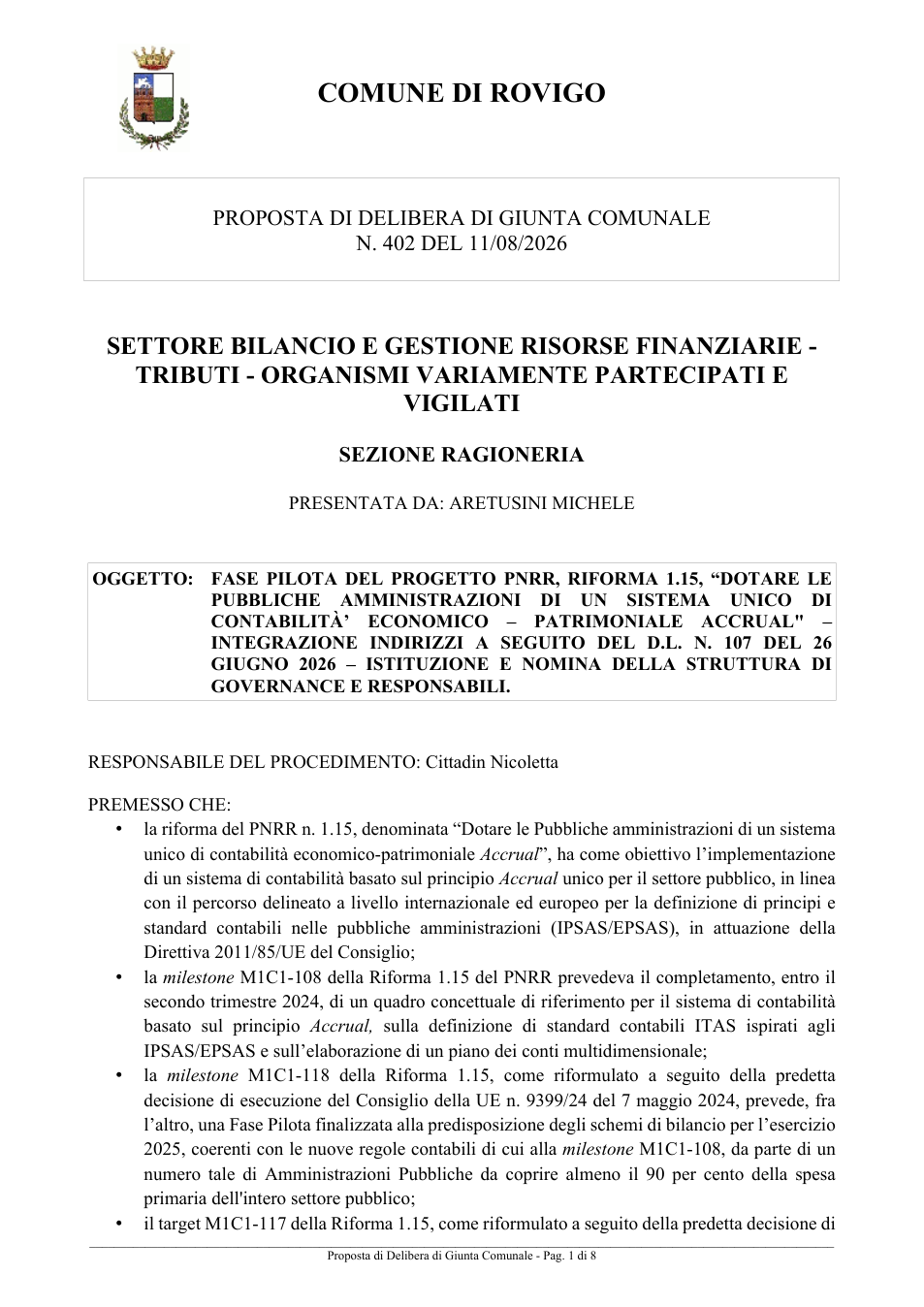 Pagina 1 del documento